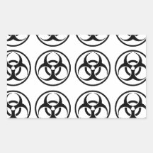 Motif de Biohazard Adhésif