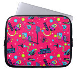 Motif de bulles de l'espace trousse pour ordinateur portable