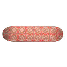 Motif de chinois traditionnel plateau de skateboard