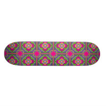Motif de chinois traditionnel planches à roulettes customisées