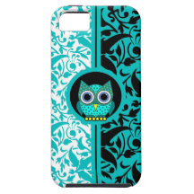 motif de damassé avec le cas de l'iPhone 5 de hibo Étuis iPhone 5
