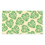 Motif de feuille, feuille de Monstera sur la coule Carte De Visite