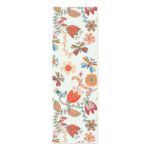 Motif de fleur avec des tulipes et des libellules carte de visite