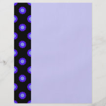 motif de fleur bleu prospectus avec motif