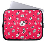 Motif de musique - rose trousse pour ordinateur portable