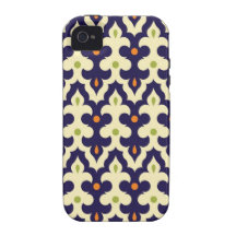 Motif de papier peint d'arabesque de Paisley de da Coque Case-Mate iPhone 4