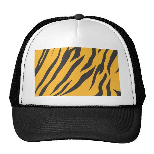 Motif de peau de tigre casquettes