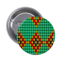 Motif de perle de Natif américain Badges Avec Agrafe