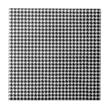 Motif de pied-de-poule - noir et blanc carreaux
