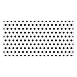 Motif de point noir et blanc de polka. Tacheté Photocarte Customisée