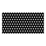 Motif de point noir et blanc de polka. Tacheté Cartes De Vœux Avec Photo