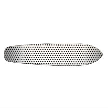 Motif de point noir et blanc de polka. Tacheté Skateboard Customisable