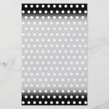 Motif de point noir et blanc de polka. Tacheté Prospectus