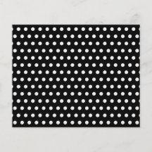 Motif de point noir et blanc de polka. Tacheté Prospectus Avec Motif