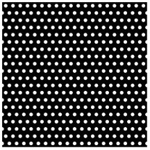 Motif de point noir et blanc de polka. Tacheté Photo En Découpe