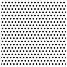 Motif de point noir et blanc de polka. Tacheté Photo En Relief