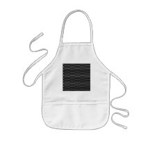 Motif de point noir et blanc de polka. Tacheté Tabliers