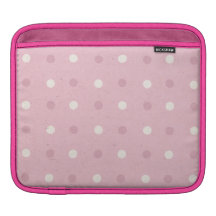 motif de point rose de polka housses iPad