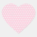 Motif de point rose et blanc de polka. Tacheté Adhésifs