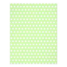 Motif de point vert et blanc de polka. Tacheté Invitation Personnalisée