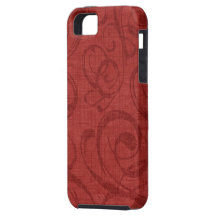 Motif de remous de rouge de vacances coque iPhone 5 Case-Mate