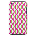 Motif de vagues magenta et vertes coques iPod touch 
