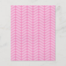 Motif de zigzag rose inspiré par le tricotage tract customisé