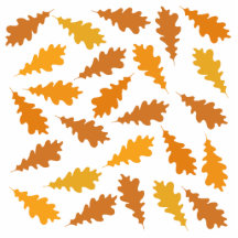 Motif des feuilles d'automne découpage en acrylique