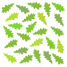 Motif des feuilles vertes découpages en acrylique