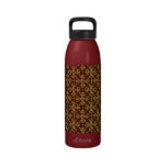 Motif d'or chinois de trellis bouteille