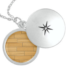 Motif en bois de grain léger bijouterie personnalisée