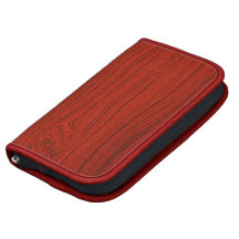Motif en bois rouge naturel de grain agendas