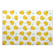 Motif en caoutchouc de canard sets de table