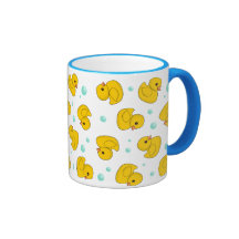 Motif en caoutchouc de canard tasses