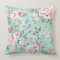 Motif floral de cottage oreillers american
