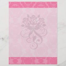 motif formel rose de damassé prospectus personnalisés