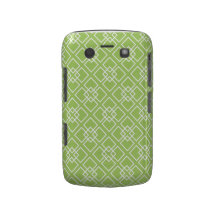 Motif géométrique de diamant vert coque blackberry