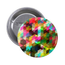 Motif géométrique frais abstrait de vecteur badge