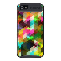 Motif géométrique frais abstrait de vecteur étui iPhone 5