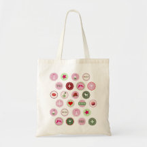 Motif girly d'amour rose de Paris Sac En Toile