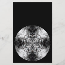 Motif gothique élégant. Noir et blanc. Prospectus En Couleur