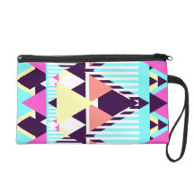 Motif indigène moderne de sucrerie sac à main avec dragonne