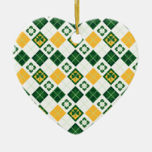 Motif irlandais du jour de Patrick de saint Ornements De Noël