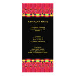 motif jaune noir rouge de dentelle motif pour double carte