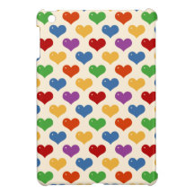Motif mignon de coeurs de rétro kawaii girly de l'