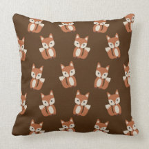 Motif mignon de Fox Oreillers