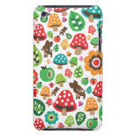 Motif mignon d'enfants avec le champignon de cerfs coque iPod touch 
