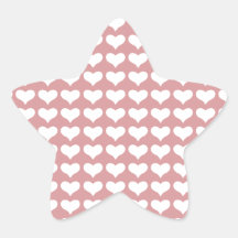 Motif mou blanc rouge d'amour d'amoureux mignon adhésifs