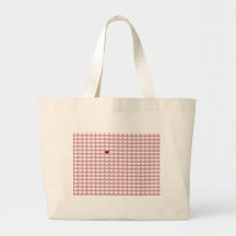 Motif mou blanc rouge d'amour d'amoureux mignon sacs en toile