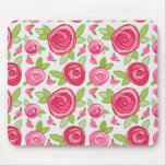 Motif Mousepad de rose de roses indien Tapis De Souris